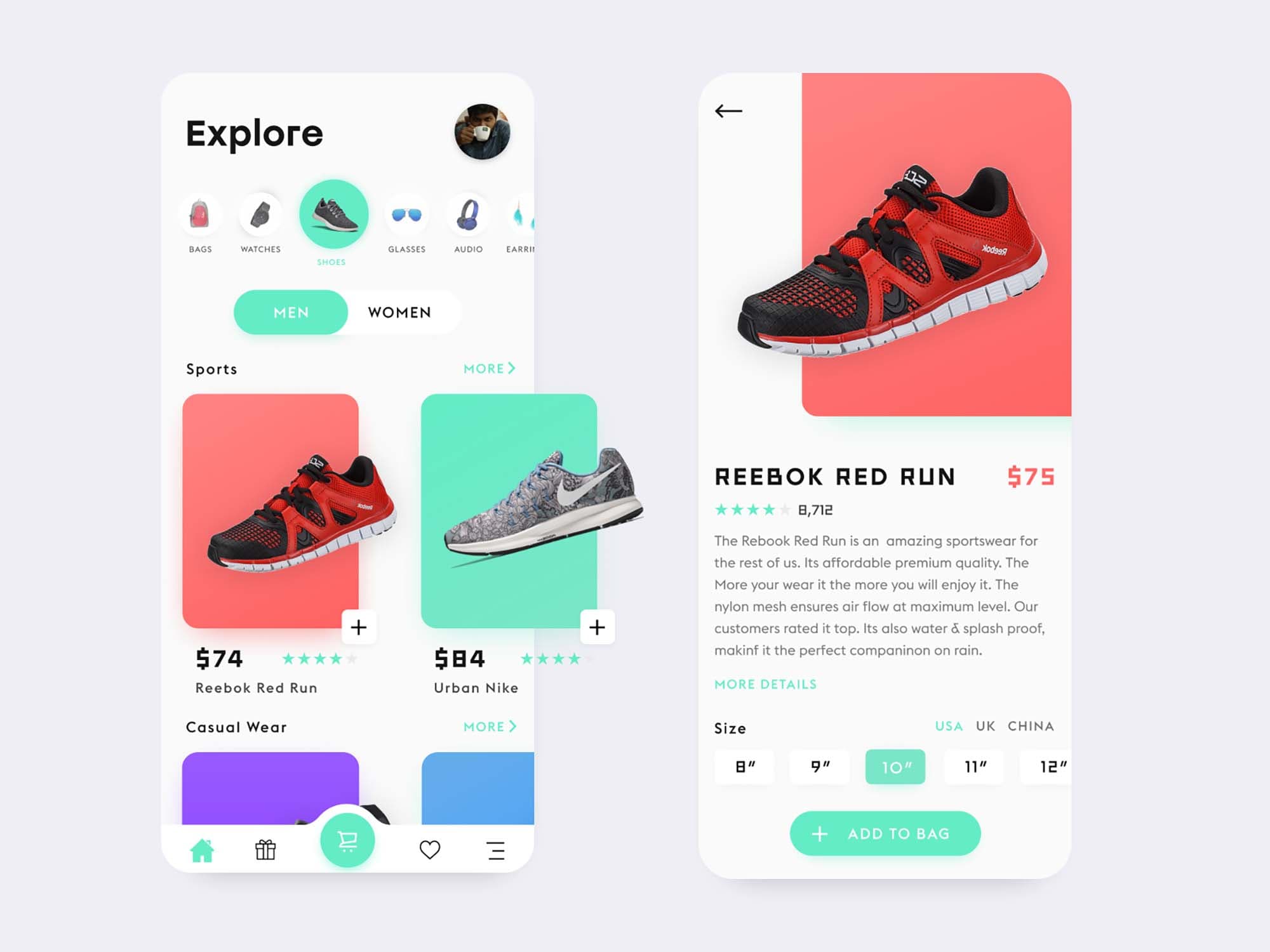 Innovative E-commerce App Design and Development for Shoes & Accessories Store